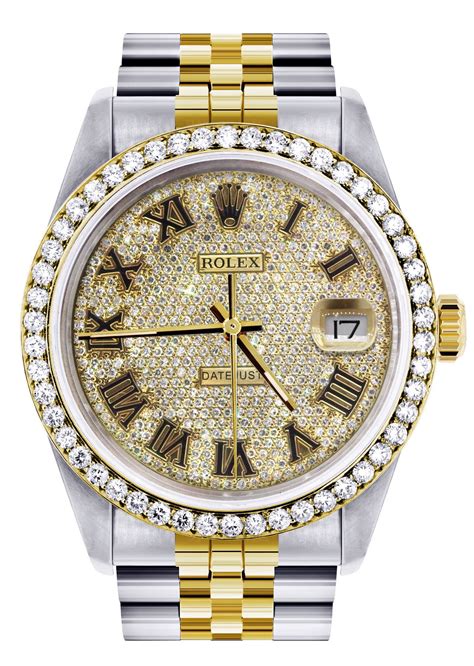 rolex komplett diamanten|rolex gold watches.